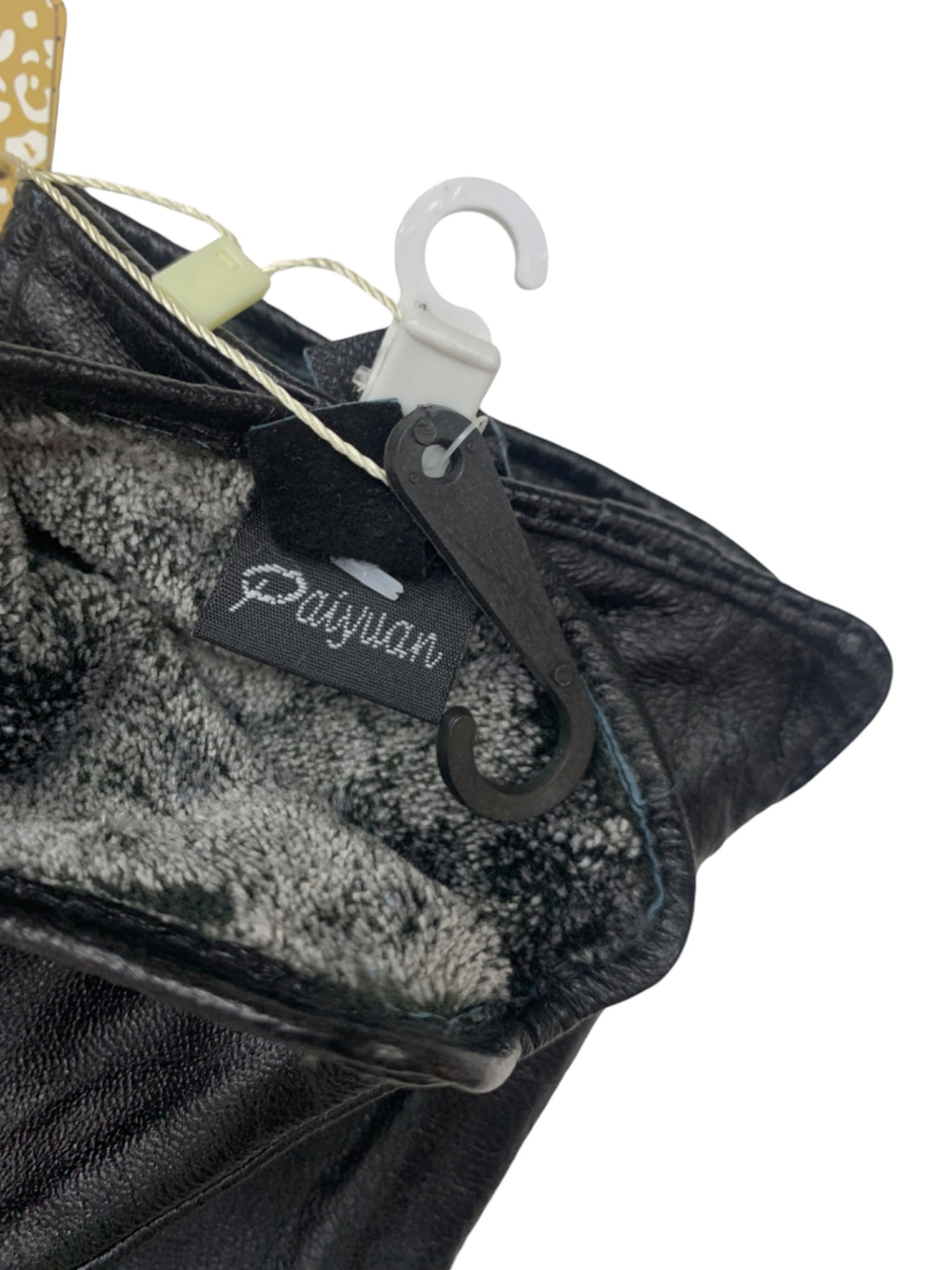 Перчатки. Мужские. Материал верха: Кожаные. Подклад: Плюш-Флис.5 шт в упаковке.