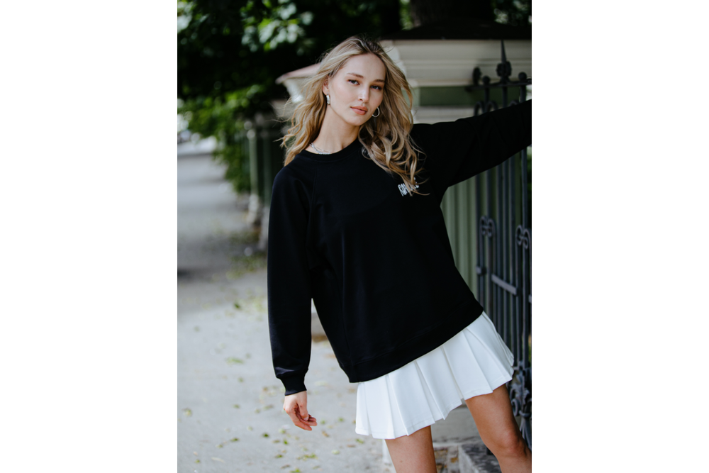 Свитшот RoadLike Ice Surf XS, черный