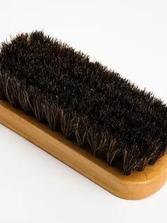 Щетка деревянная для обуви Vister, щетина из конского волоса (малая)