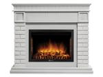 Портал Firelight Bricks 25 камень белый, белая эмаль