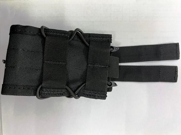 Подсумок под 2 АК черный molle