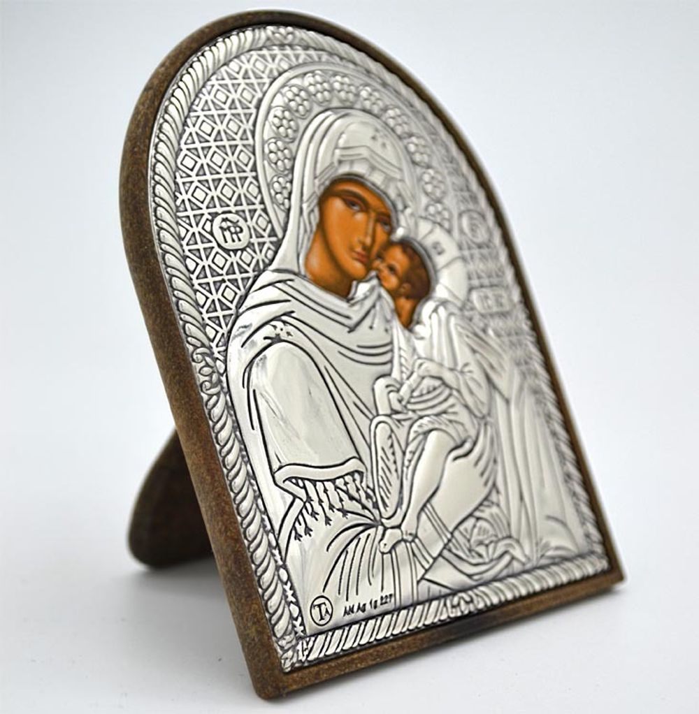 Сладкое лобзание. Маленькая серебряная икона