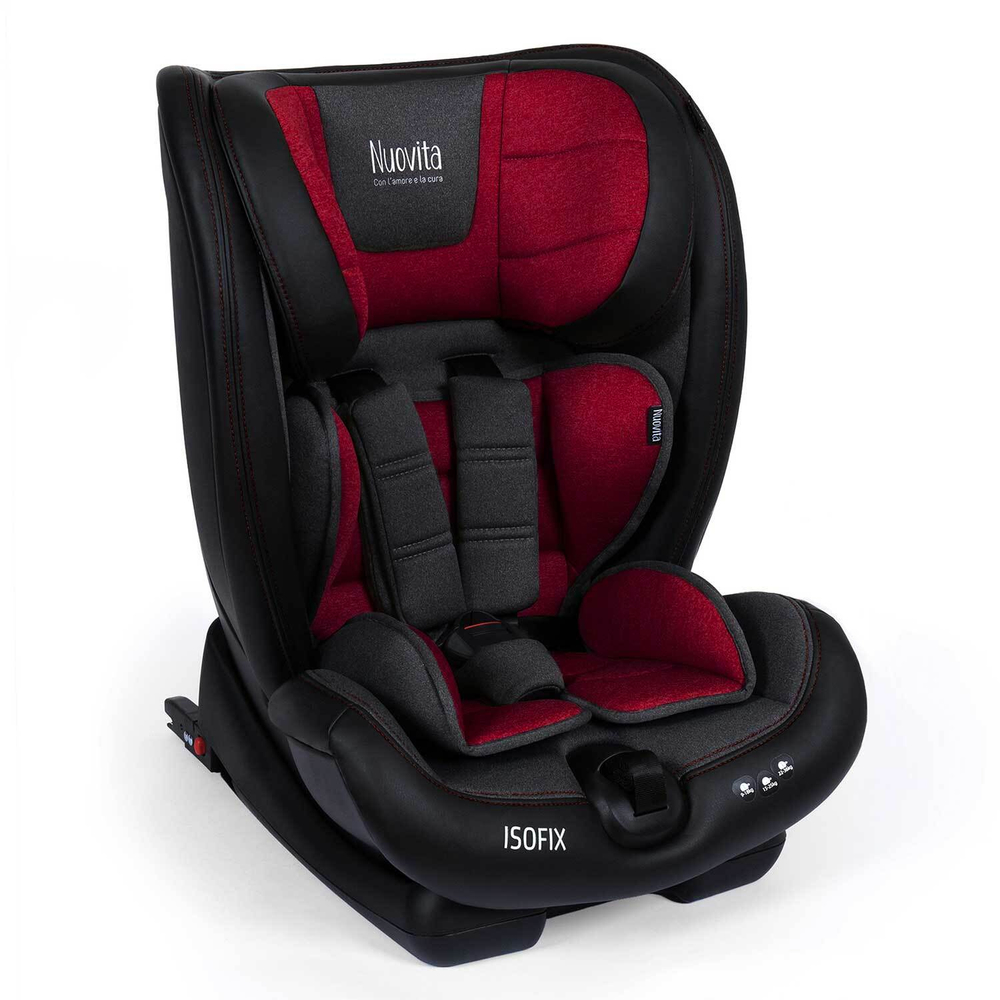 Автокресло Nuovita Maczione N123i-1 Vinoso/Бордовый