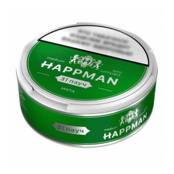 HAPPMAN MEDIUM SLIM COMPACT 10гр - Мята