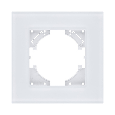 Рамка 1-постовая, стекло белый Kollinger Reflex MG RM1WH