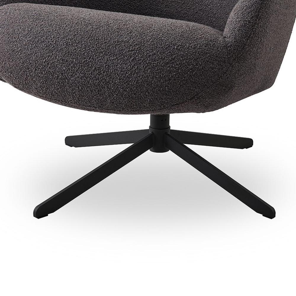 Кресло HANSEN вращающееся коричневый