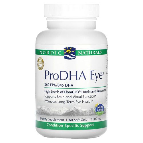 Nordic Naturals, ProDHA Eye, 60 мягких таблеток
