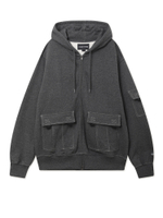 Толстовка С Капюшоном На Молнии Y.e.s Stitch Pocket Zip Up Hoodie