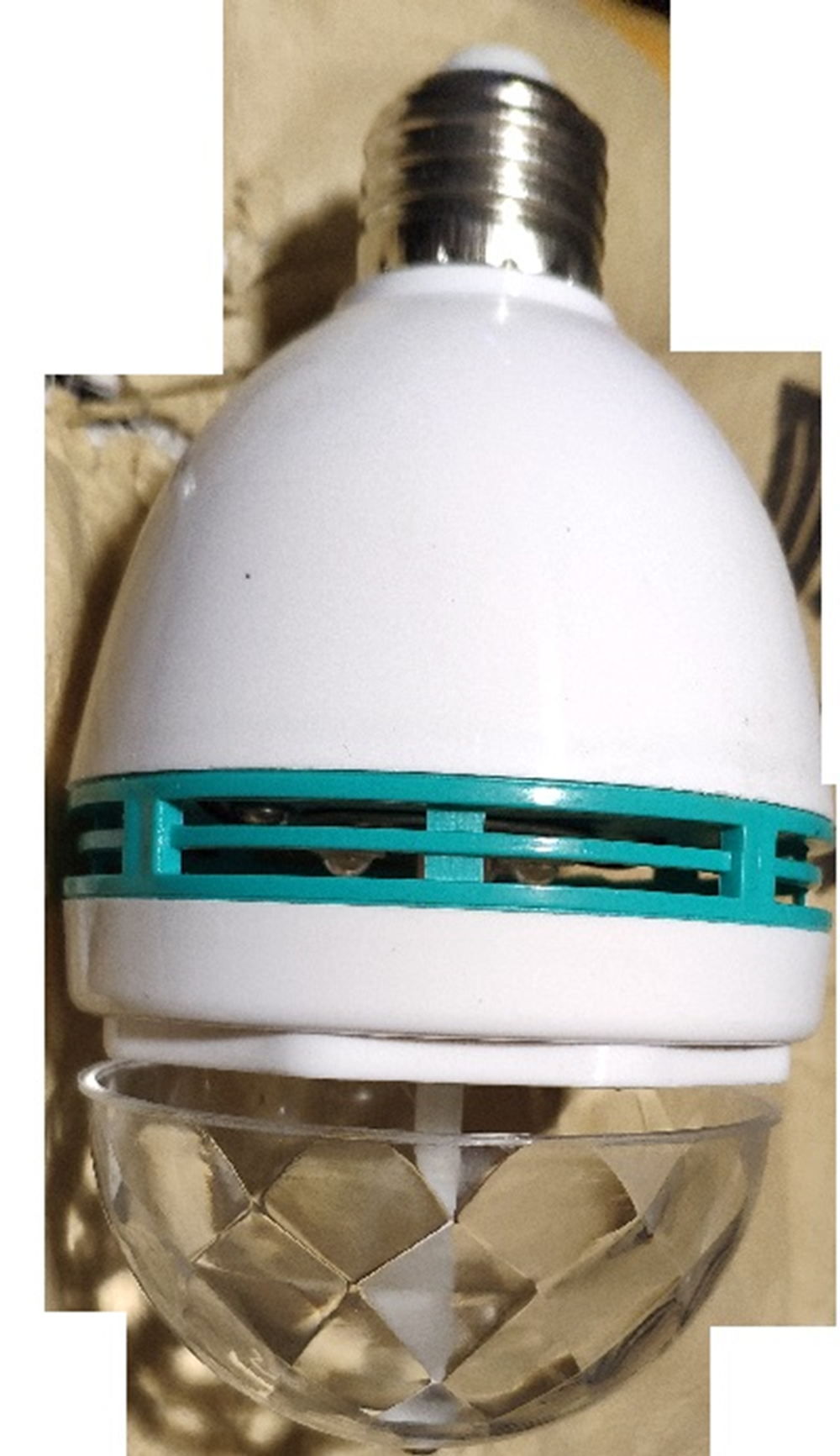 Лампочка LED вращающаяся, цветная, Е27