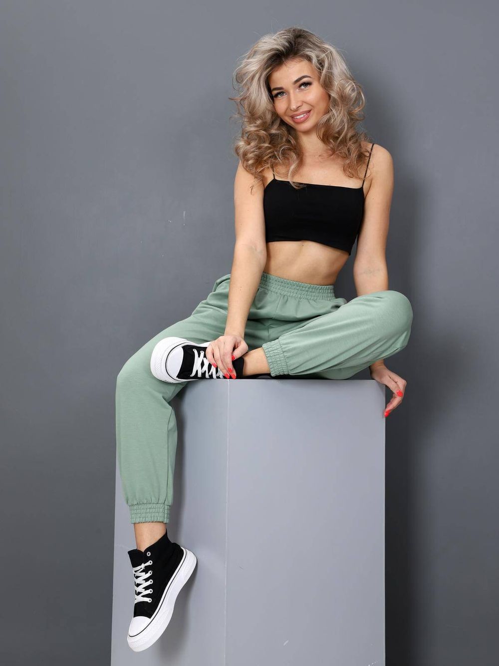 Битлз - брюки фисташка Iv-capriz (Акция)