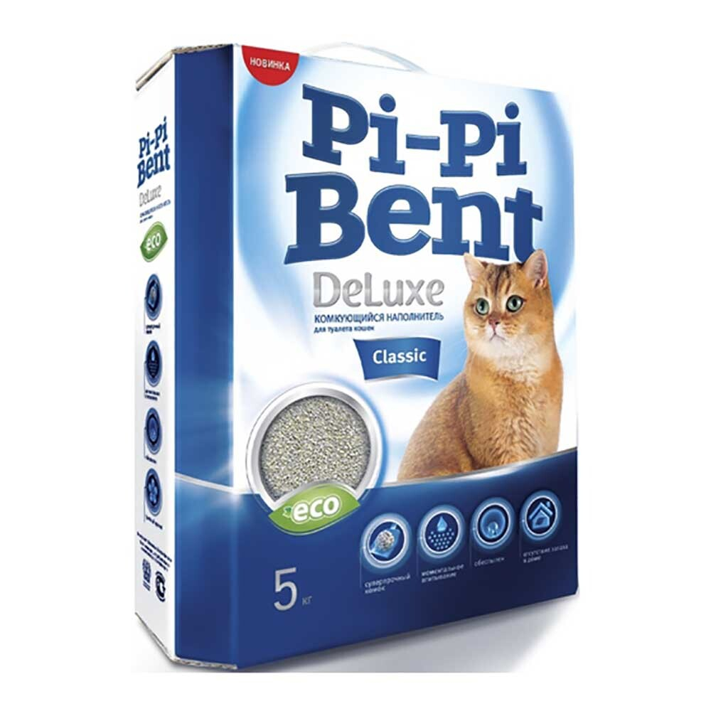Pi-Pi Bent DeLuxe - наполнитель глиняный (комкующийся)