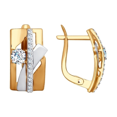 Серьги Au 585 (027784)