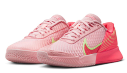 Женские Кроссовки теннисные Nike Zoom Vapor Pro 2 HC - pink bloom/adobe/hot punch/barely volt