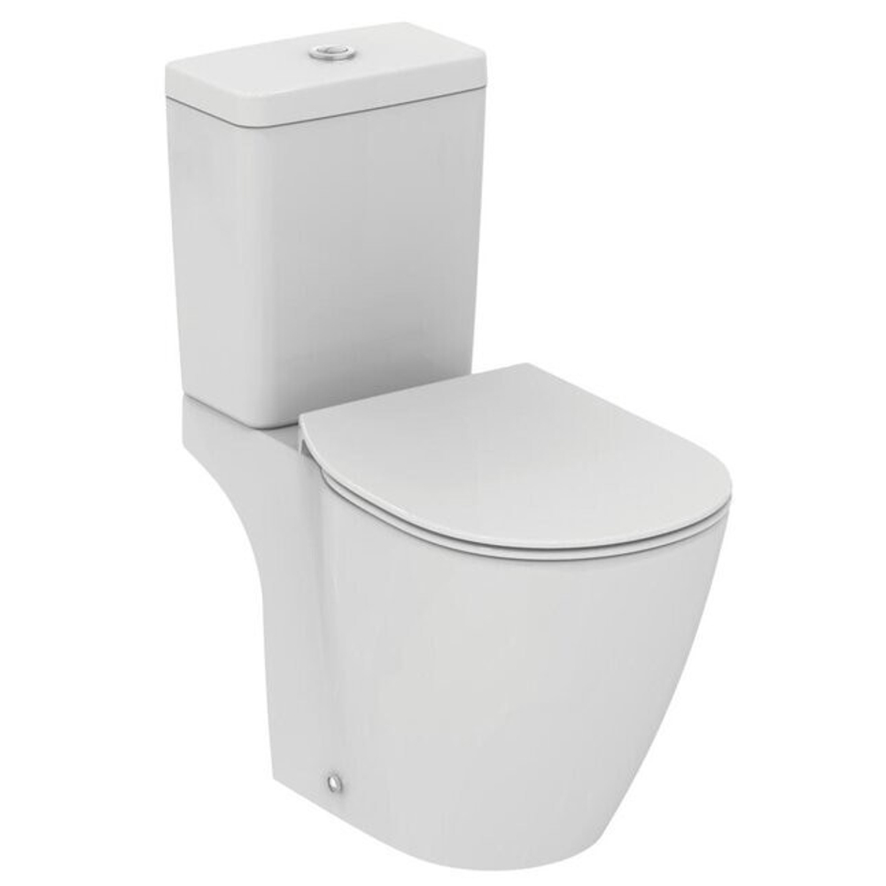 Напольный унитаз Ideal Standard CONNECT AquaBlade E042901 с бачком CUBE E797001