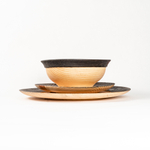 Набор деревянных тарелок из дерева сибирский кедр - 3 шт. TN79