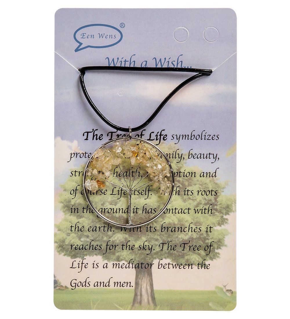 NP-02/2 Кулон с камнями «Цитрин»