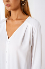 22401 Блузка женская (белый)