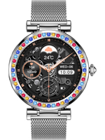 Смарт часы PARASMART Selena CF30, серебристый