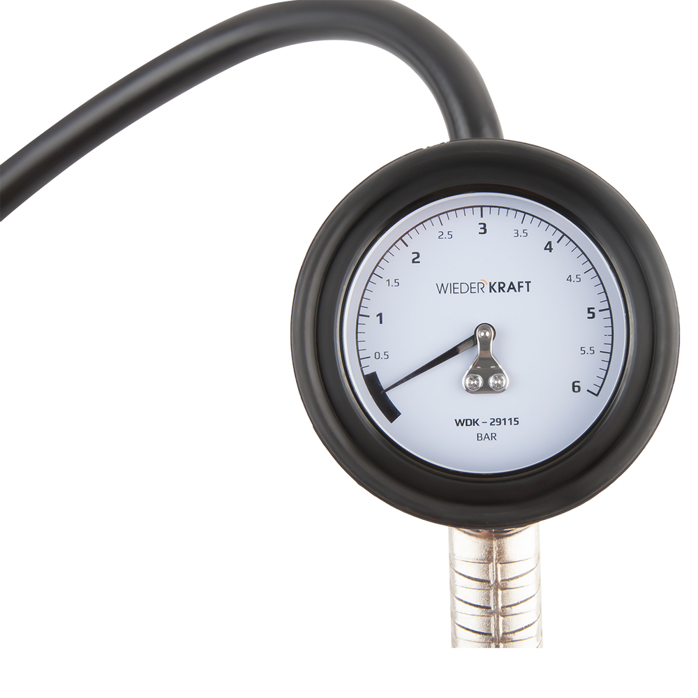WDK-29115 Пистолет для накачки шин с аналоговым манометром 63 мм, 6 бар