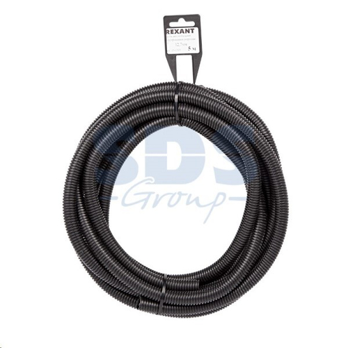 Гофра для электропроводки (d-12,7) (бухта 5м) (REXANT)