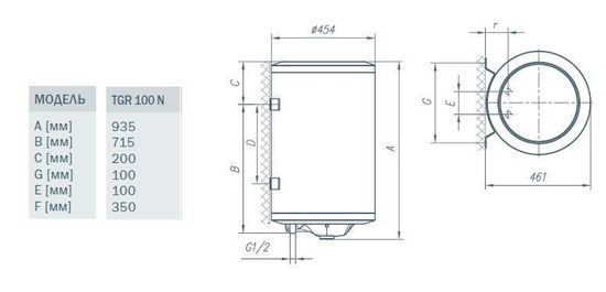Водонагреватель GORENJE TGR100NGB6