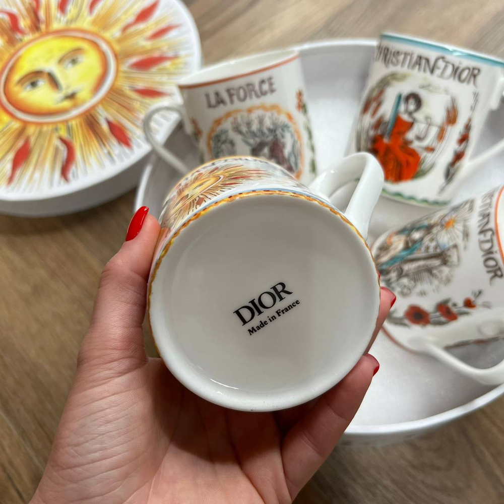 Набор кружек Dior 4 шт.