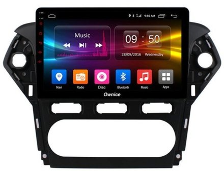 Магнитола для Ford Mondeo 4 2010-2014 - Carmedia OL-1281-1 QLed, Android 12, TS10, CarPlay, 4G SIM-слот