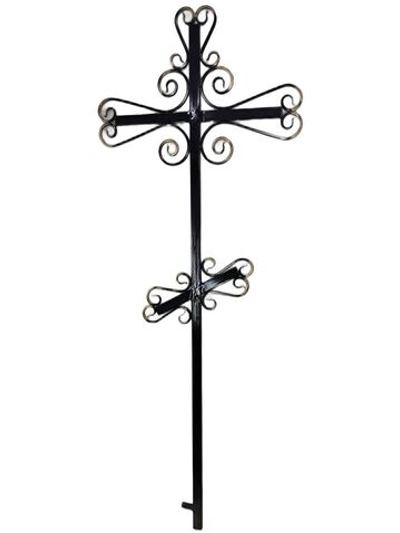 Крест на могилу кованый