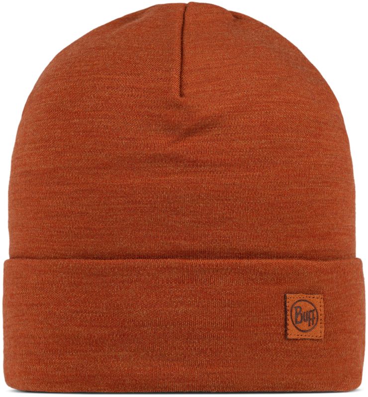 Шапка шерстяная Buff Merino Heavyweight Solid Cinnamon Фото 1