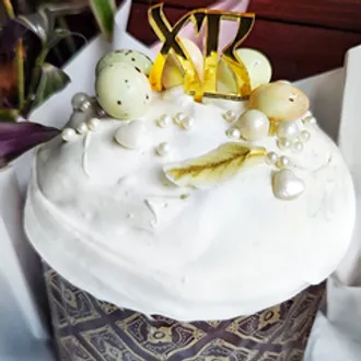 Кулич сдобный классический с изюмом / 350 гр