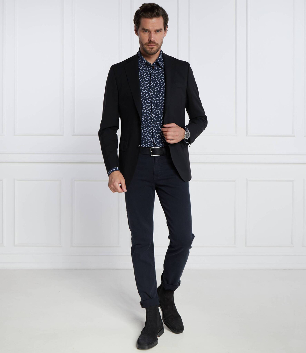 Рубашка LIAM BOSS BLACK - темно-синий(50503538)