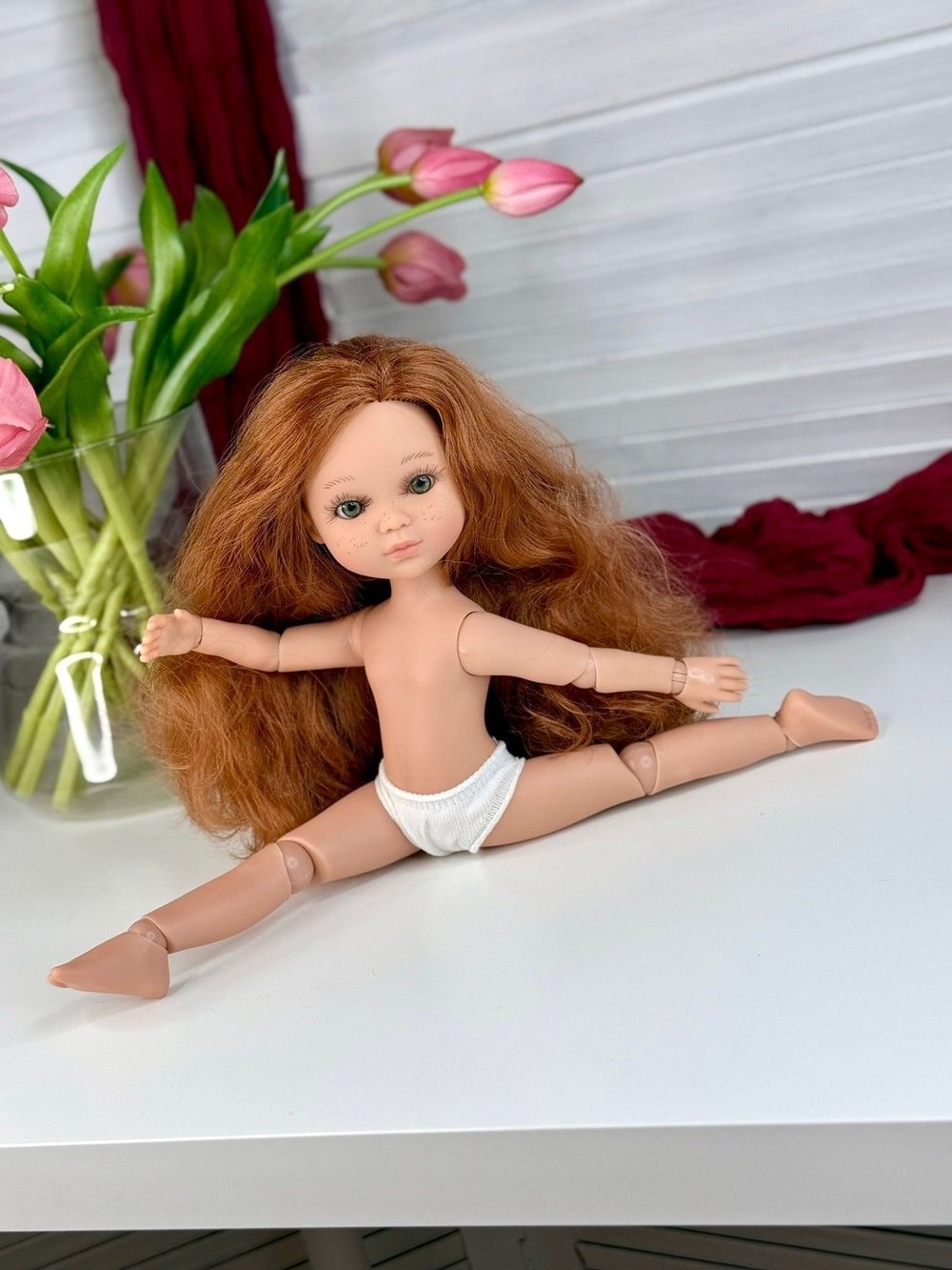 Кукла BERJUAN виниловая шарнирная 35см Ева (4820A8)