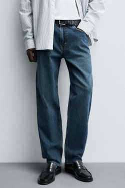 ZARA ДЖИНСЫ SLIM FIT, СИНИЙ
