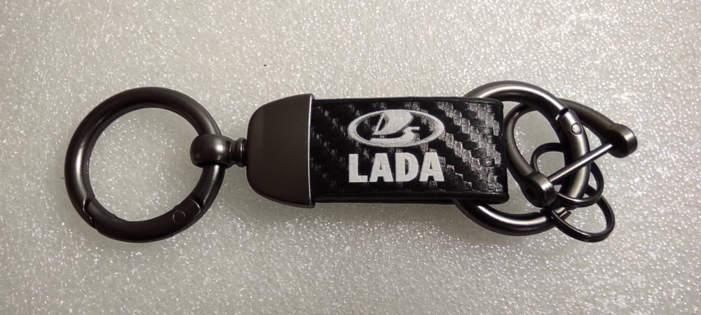 НЕТ - Брелок "Lada" карбон mini (1 шт.)