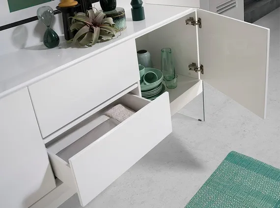 Сервант белый CP1410-E /3063