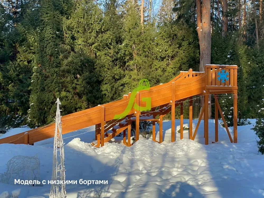 Зимняя горка Snow Fox, скат 8 м