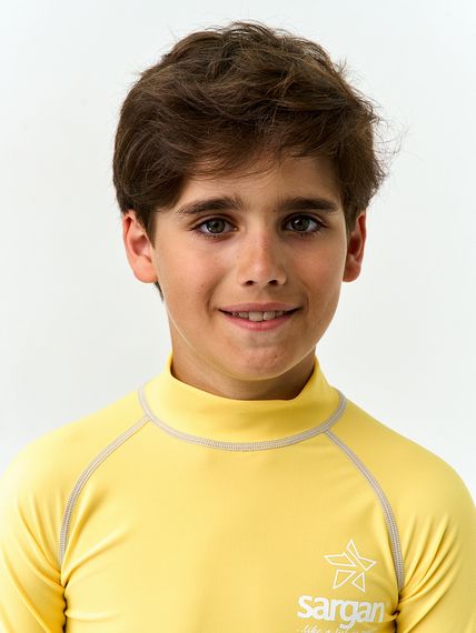 Футболка рашгард лонгслив Sargan Агидель UPF 50+  детская желтая