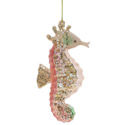 GAEM Украшение новогоднее "Морской конек", L7 W4 H13,5 см, 2в.