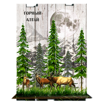 эко подставка под телефон "Олени"