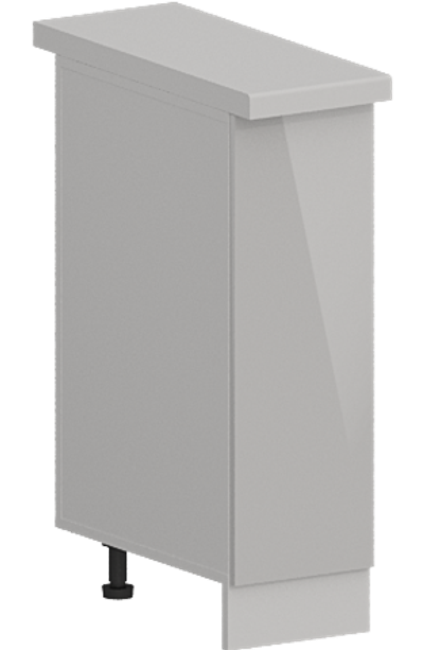 Кухня Модуль ШН 250 Белый / Белый Глянец