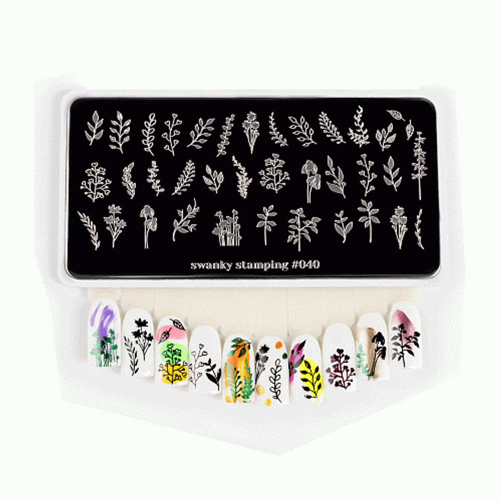 Пластина Swanky Stamping 040