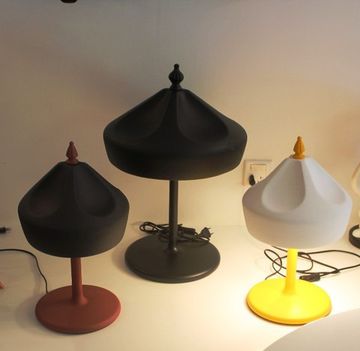 лампа Pleat Box ( коричневая )