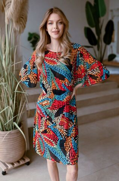 Яркая пляжная туника Barbara (Размер: M) (Цвет: разноцветный)