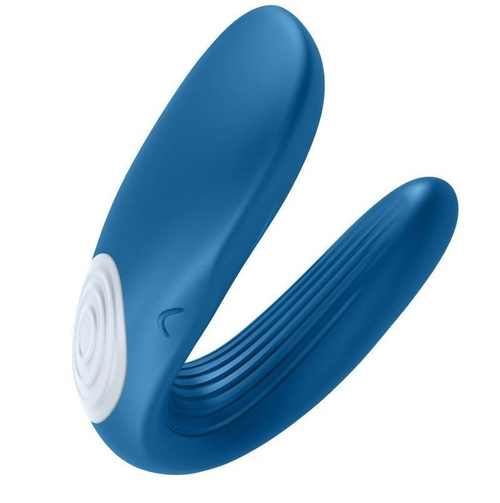 Вибратор для двоих Satisfyer Double Whale с двойной вибрацией, 18 см