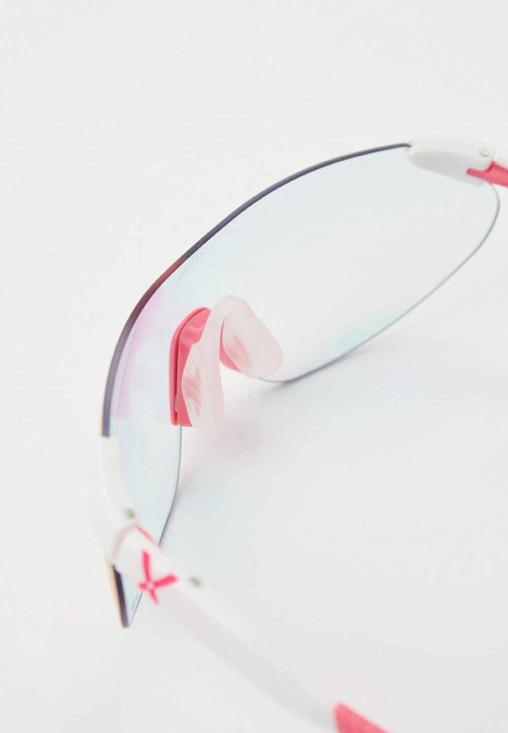 Спортивные очки с диоптриями HILX Domain Shiny White / Photochromic Red Mirror Lens