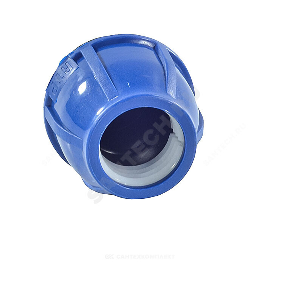 Муфта компрессионная ПЭ Дн 20х1/2" НР Ру16 RTP (РосТурПласт) 11495