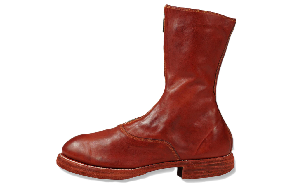 GUIDI Ankle Boots Women"s Brown Red