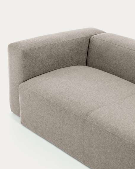 Угловой 3-х местный диван Blok 290 x 230 cm бежевый