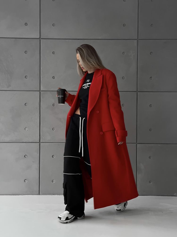 Пальто двубортное Ruby