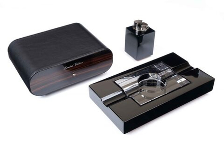 Настольный набор сигарных аксессуаров Gentili SET-SV10-Black-2